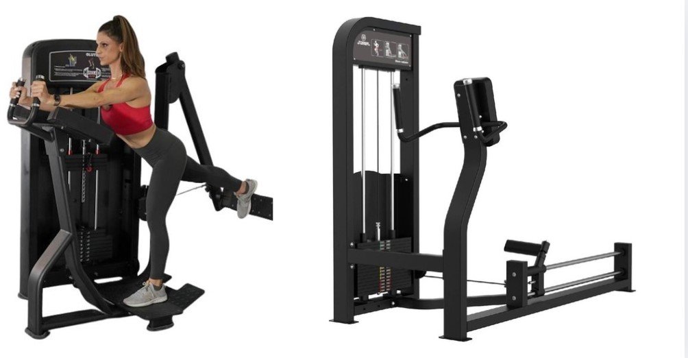 standing glute kickbacks machine